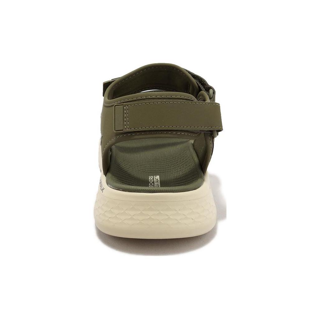 Skechers Go Walk Flex Simple Comfortable Beach Sandals Men Sandals Green 229205-OLV