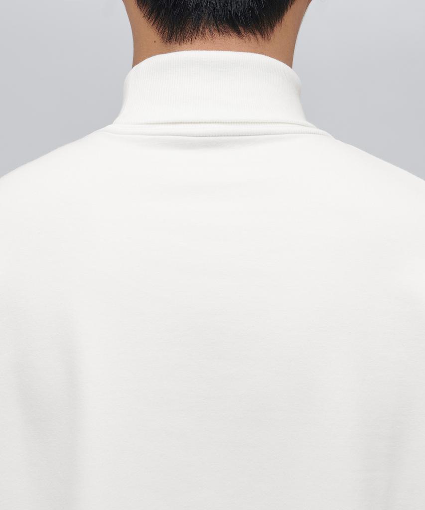 MUSINSA STANDARD Ponte Turtleneck Long Sleeve T-Shirt [Cream]