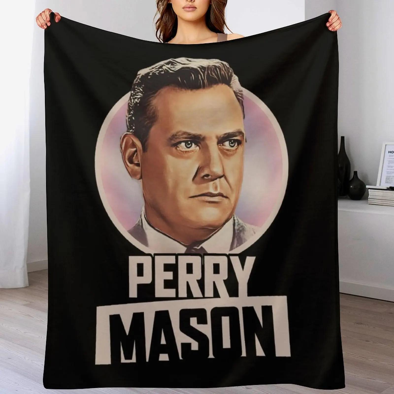 Perry Mason Throw Blanket Lightweight Warm Blanket for Travel Camping Size: 75*100cm, Weight: 230 GSM