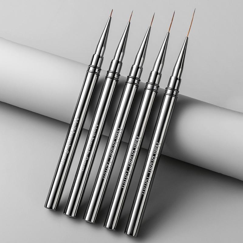 1 Stück Nail Art Liner Pinsel Verlängerte Linien Striping Zeichnen Uv Gel Malerei Nageldesign Stift Professionelles Maniküre Werkzeug