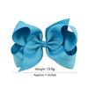 40 ColorBest Selling In Europe and America 6 Inch Children's Bow Knot Hairpin Head