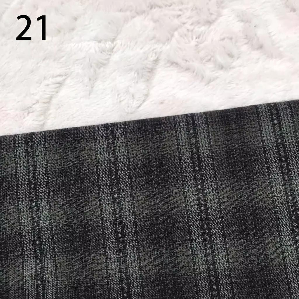 DIY Japonia Mała Grupa Tkanin Tkanina Barwiona Przędzą, do Szycia Ręcznie Robionego Patchworku Quiltingu Krata Paski Kropki Losowy 1 Styl/partia