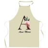 Tablier De Cuisine - Anne-Marie Lettre - Impression Bretonne - Coton Résistant - Imprimé En France