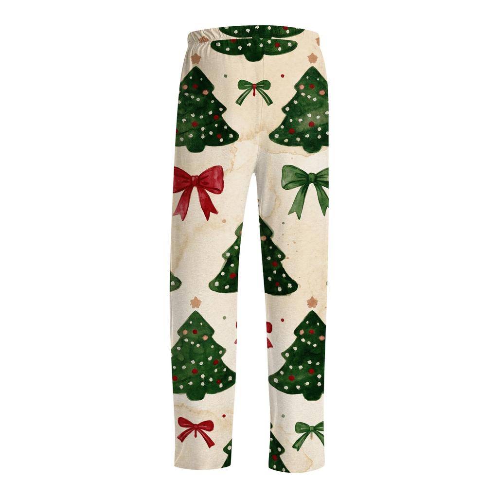 Men's Christmas Print Pajama Pants for Casual Lounging and Sleep