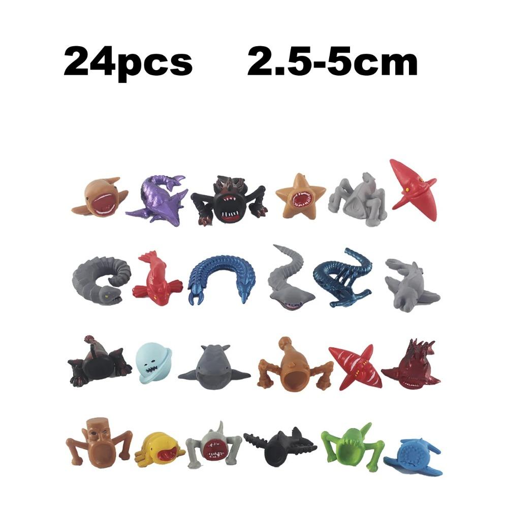 

24pcs/set Deep Sea Monster Action Figures Sea Creatures Animal Model Toys