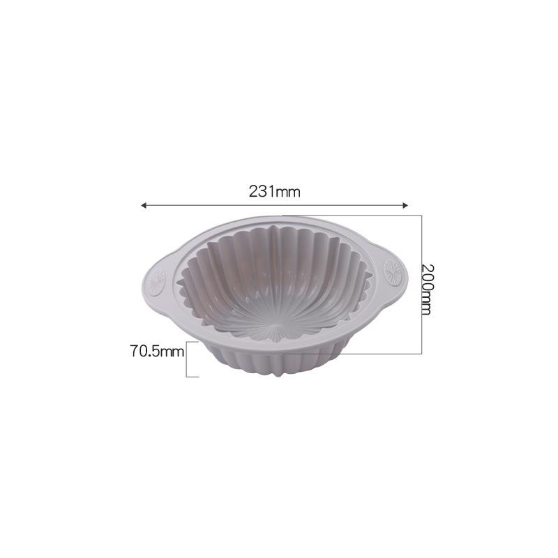 New round cake mold baking cake baking mat, popular air fryer silicone baking pan