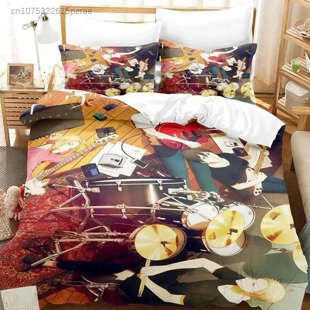 3D Print Cartonn Given Bedding Set Printed Bed Set With Pillowcase Bed Duvet Cover Soft Queen King Size Bedclothes Home
