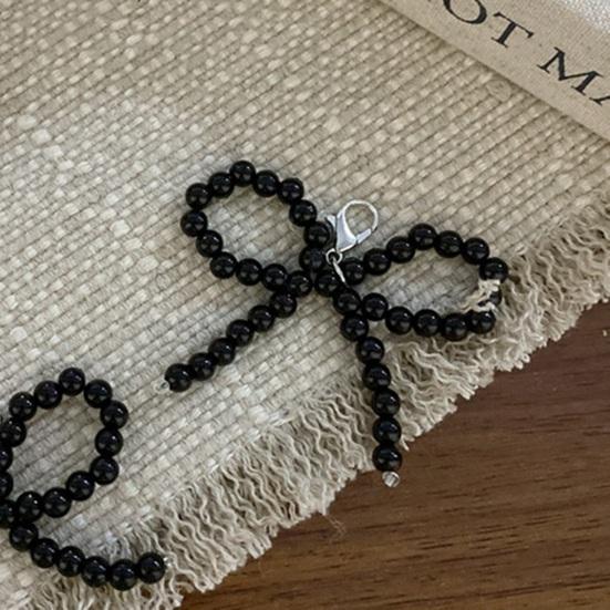 1 pár přívěsků na ozdobu bot Tvar mašle Umělá perla s klipsem Přívěsky na šněrování do bot pro sandály Příslušenství k botám Klíčenka Taška Přívěsky do auta