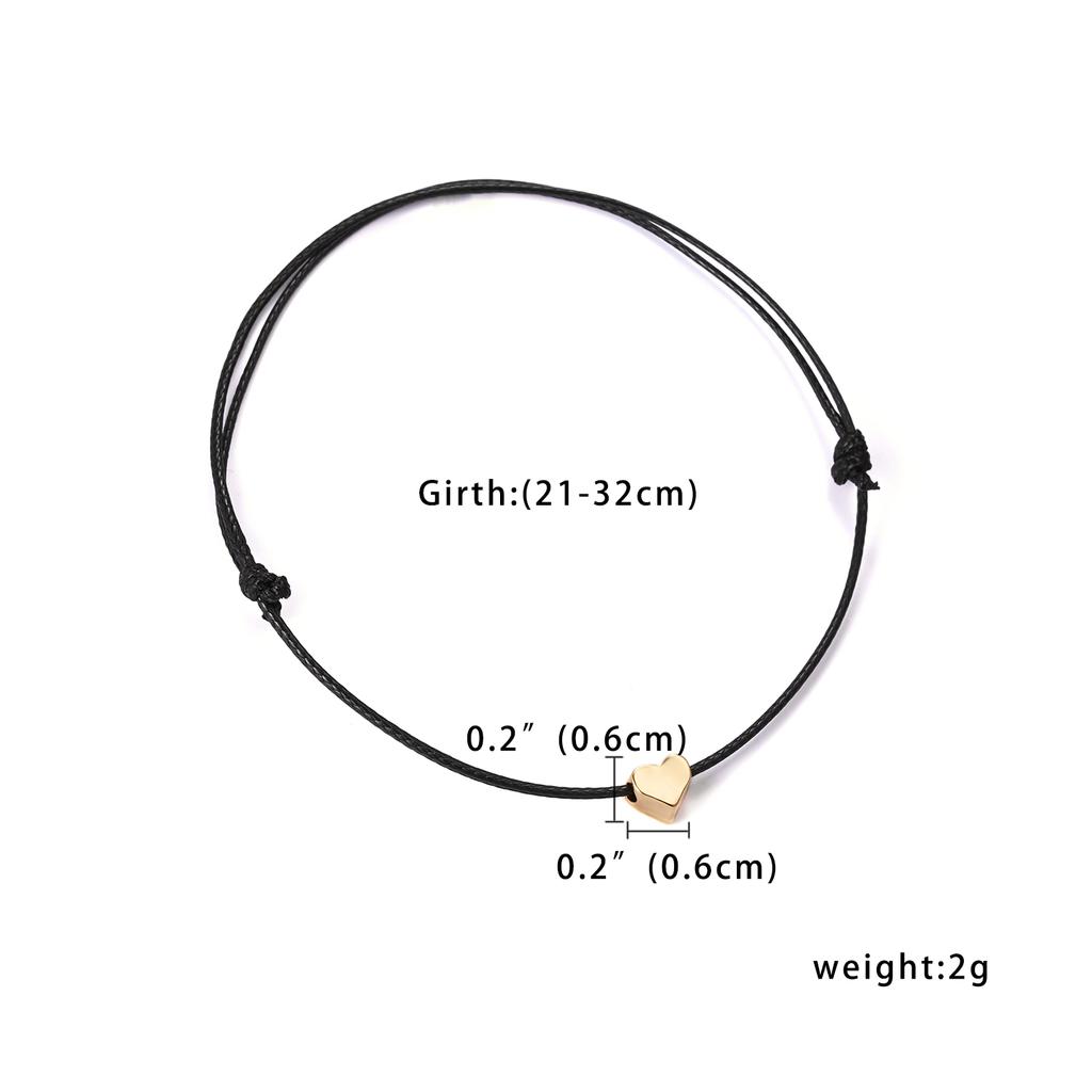 Wünsch dir was Herz Armband mit Anhängern Femme Verstellbar Glücksstern Kreuz Schmetterling Rotes Band Damen Kind Freundschaft Schmuck Karte Geschenk