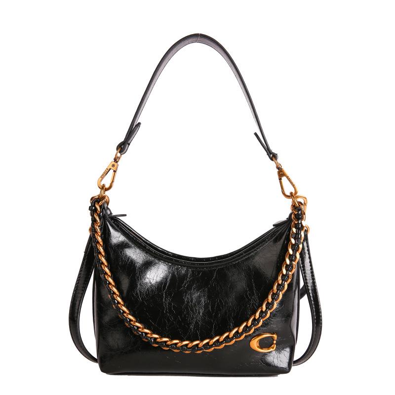 2025 Women's High-End Versatile Chain Tote: Trendy Underarm and Crossbody Bag