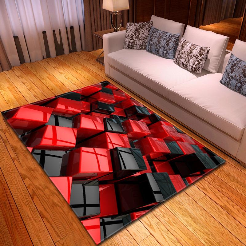 

Creative 3D Lego Living Room Carpet Bedroom Dining Room Floor Mat Dimensions 99.1*152.4cm