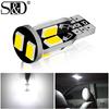 1buc T10 Led Canbus W5W Led 10SMD 5630 Becuri WY5W 168 194 Fară erori Lumini interioare mașini Dom Lampă de degajare a plăcuței de înmatriculare 6000K Alb Roșu Albastru Galben