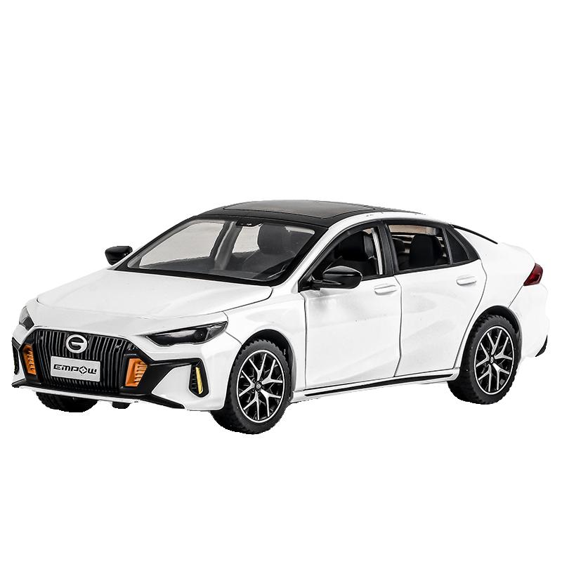 New 1/24 GAC Motor Trumpchi EMPOW Alloy Car Diecasts & Toy Vehicles Metal Toy Car Model Sound and Light Collection Kids Toy