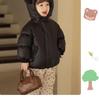 Infant Cotton-Padded Jacket with Fur Collar for 1-2 Year Olds