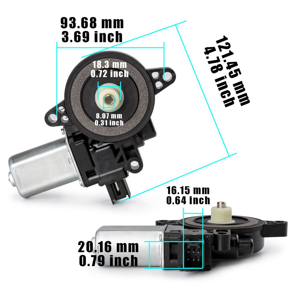 Window Motor Front Left Glass Lifter For Mazda CX5 2013-2016 Mazda 2 2011-2014 Mazda 3 2010-2013 Mazda 6 D651-59-58X D6515958X