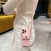 European and American style for Samsung S25 mobile phone case A55 A13 camellia change bag Note20Ultra messenger girl