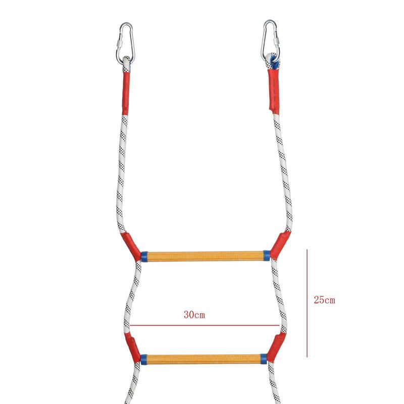 Boat Rope Ladder Swim Ladder,Boat Ladder Extension Resin Ladder Marine Rope Ladder Climbing Ladders for Kayak Inflatable Boat