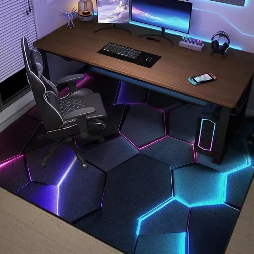 3D Game Over Controller Gaming Carpet Non Slip Soft Easy To Clean Perfect for Gamer Setup Home Space Favorite for Game Lovers
