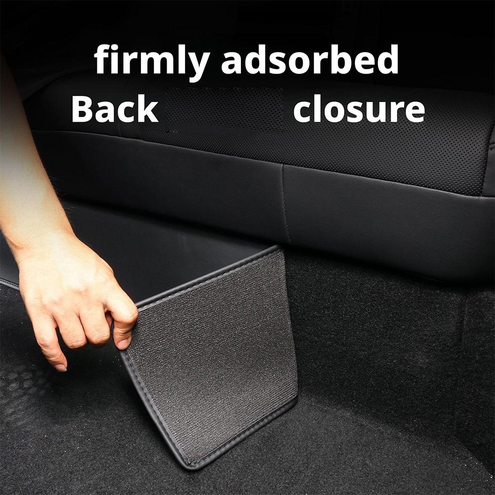 For Tesla Model 3 Y Juniper/Launch Seat Kick Pad Cover Interior Strip Corner Guard Accessories Anti-kick Pad Cover Rear Seat