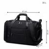 Black 2-in-1 Travel Bag, Transformable Pouch and Spacious Bag 30 L, Waterproof. Arctic Hunter Lx00021 Black.