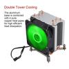 4 Heat Pipe CPU Fan Cooler Heat Sink   With Screw (Red Light  Small Screw+Backboard)