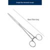 Stainless Steel Hemostatic Forceps Tweezers with Straight/Curved Tips & Needle Holder for Pet and Fishing Hook Removal