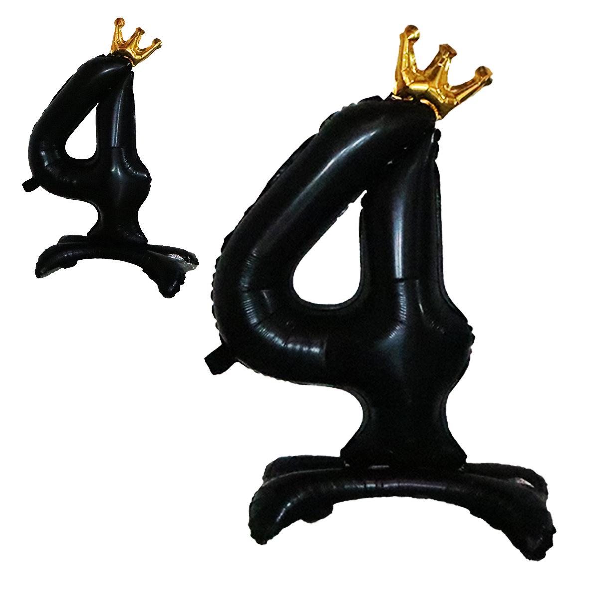 

«Цифровой 32-дюймовый стоячий воздушный шар Crown Digital для украшения дня рождения и свадьбы»