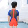 Kids' Quick-Dry Sun Protection One-Piece Swimsuit for Boys