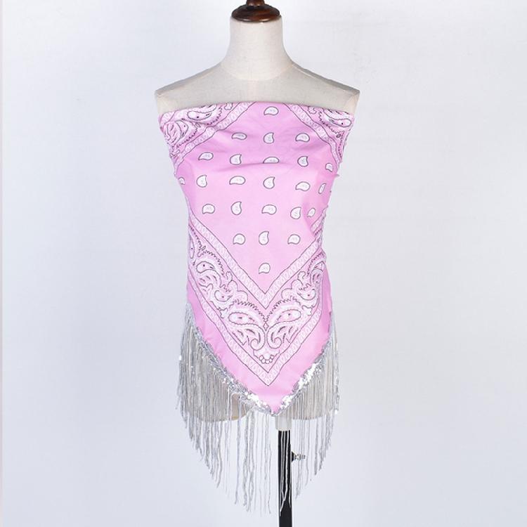 Cowgirl Bandanas Sequin Neckerchief Bandanas for Head Bandana Bachelorette Party