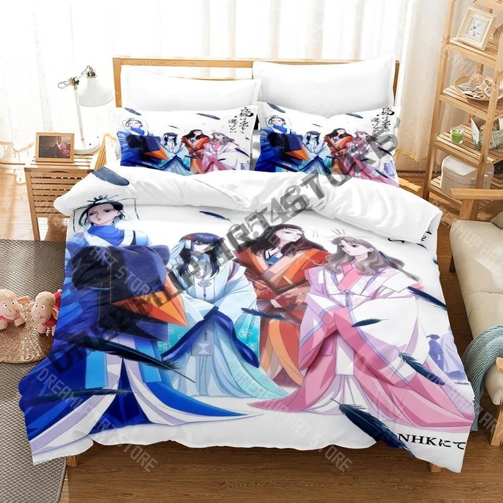 3D Print YATAGARASU The Raven Bedding Set Single Twin Full Queen King Size Bed Set Adult Kid Bedroom Duvetcover Sets Anime Bed