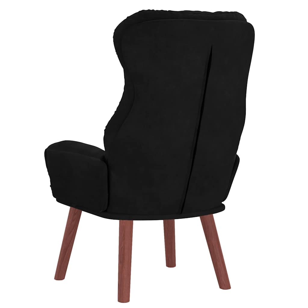 Armchair Black 69 X 74 X 93 Cm Velvet