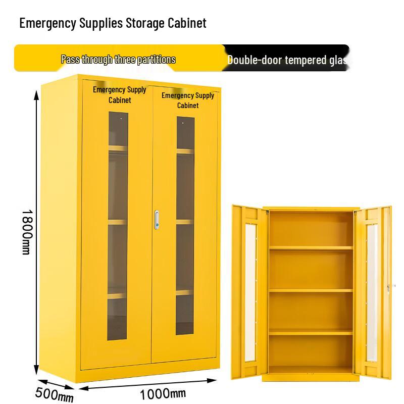 WEZHO Emergency Supply and Fire Rescue Storage Cabinet