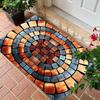 3d Visual Door Mat With Crystal Velvet Fabric For Home Entrance Decor