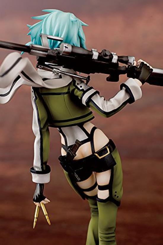 Figurină Sword Art Online II Sinon, finisată pictată la scară 1/7, ABS și PVC