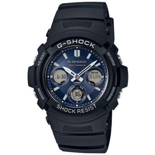

Casio G-Shock Men s Quartz Watch AWG-M100SB-2A Navy