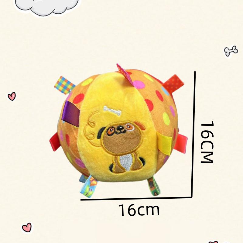 Funny Decompress Bite Resistant Dog Toy Dog Interactive Ball With Animal Patterns Ornament For Cleaning Tooth Chew Training Tool