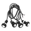 4pcs 3000k Amber LED Lights Grille Lighting Kit Truck For Ford SUV Raptor Style