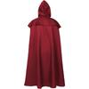 2025 Grim Reaper Hooded Cloak Robe - Medieval Wizard Cosplay Costume