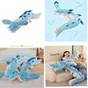 Adorable Blue Dragon Plush Toy Pillow Doll For Sleeping