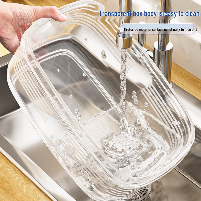 Jiabangshou Rectangular Antibacterial Refrigerator Storage Container