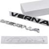 hvmqy2 Rear Trunk Logo Car for Hyundai VERNA Badge Letter Decal Body Side Emblem Auto Sticker Exterior Accessories