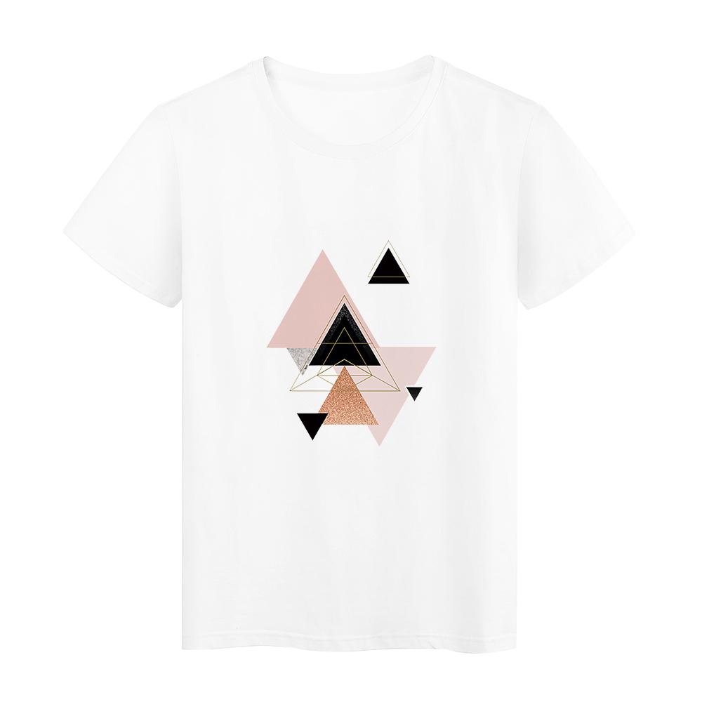 Streetwear Women S Shirts Geometry Graphic Grunge Aesthetic Clothes Fashion Ropa Mujer Summer Cropped