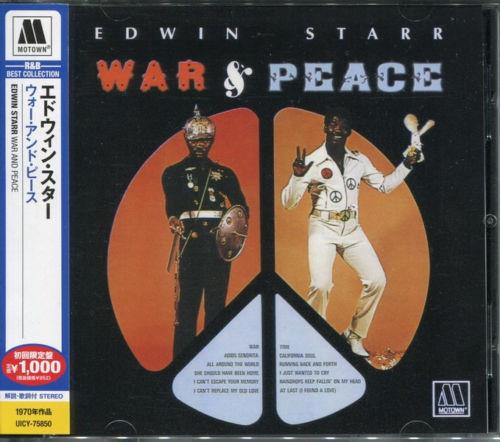 

CD EDWIN STARR - War & Peace UICY75850 Motown 2013 Japan ObiSoul/Funk Used