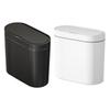 Automatisk sensoraktiverad soptunna Väggmonterad för Badrum Kök Tyst stängning Väggfäste Plast