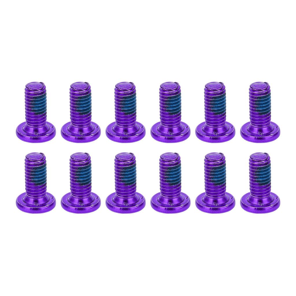BOLANY 12pcs Mountain Bike Disc Brake Rotor Bolts Screws Alloy Steel Disc Rotor Screws