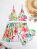 Maillot de bain bikini sexy trois pièces style européen et américain pour femme