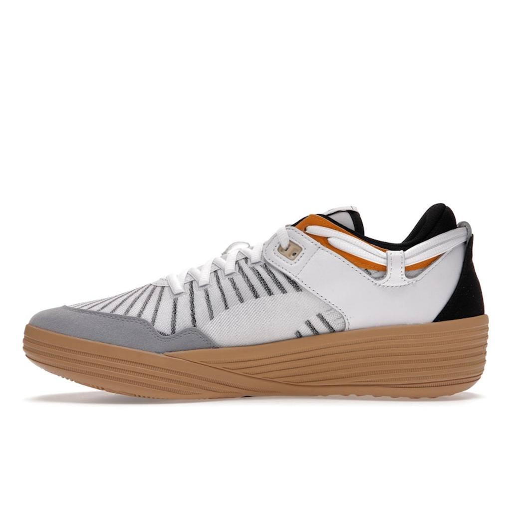 Kyle Kuzma x RHUDE x Puma Clyde All-Pro Low Unisex-Sneaker Weiß Puma-Weiß Kiesel 194835-01