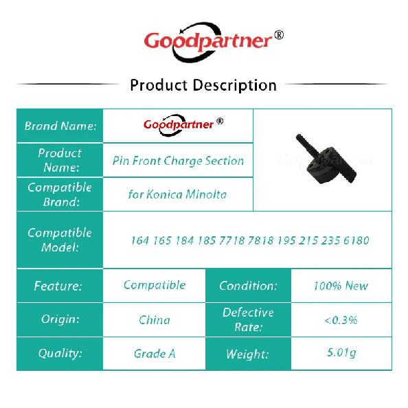 5X A0XX-3309-00 Pin Front Charge Section for Konica Minolta Bizhub 164 165 184 185 7718 7818 195 215 235 6180 OPC Drum Bolt