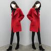 Autumn and Winter Woolen Coats for Women, Mid-length Korean Style Large Size Woolen Coats, Loose and Slim Woolen Coats for Small People