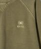 GAKKAI UNIONS Cut-Out Raglan Pigment Sweatshirt Olive